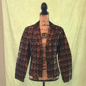 •CLEAR-OUT• 2/20 OUTER WEAR S.L.B metallic dress blazer